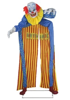 10FT Animated Looming Clown Archway Decoration -Holiday Clothing Promotion Store 10ft looming clown animated archway prop alt 3