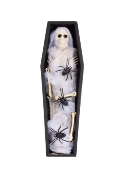 27-Inch Mummy Coffin Halloween Decoration 7 27-Inch Mummy Coffin Halloween Decoration -Holiday Clothing Promotion Store 27 inch mummy coffin decoration alt 2