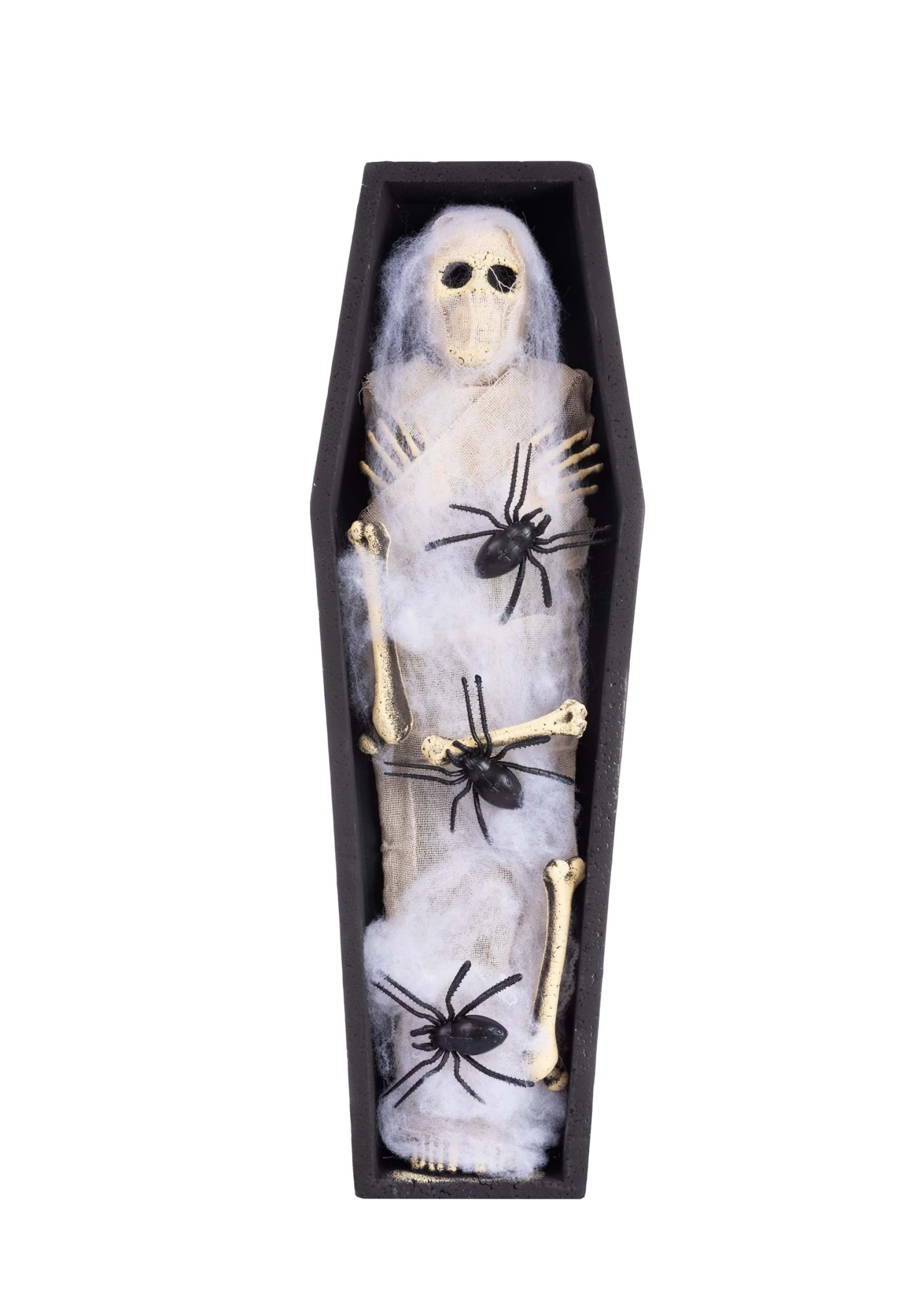 27-Inch Mummy Coffin Halloween Decoration 5 27-Inch Mummy Coffin Halloween Decoration - Image 3