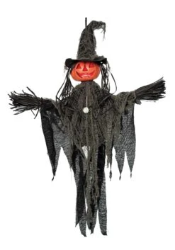 Light Up 35" Scarecrow With Sound Decoration