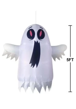 4FT Tall Hanging Thrilling Floating Halloween Ghost Decoration -Holiday Clothing Promotion Store 4ft tall hanging thrilling floating ghost alt 4