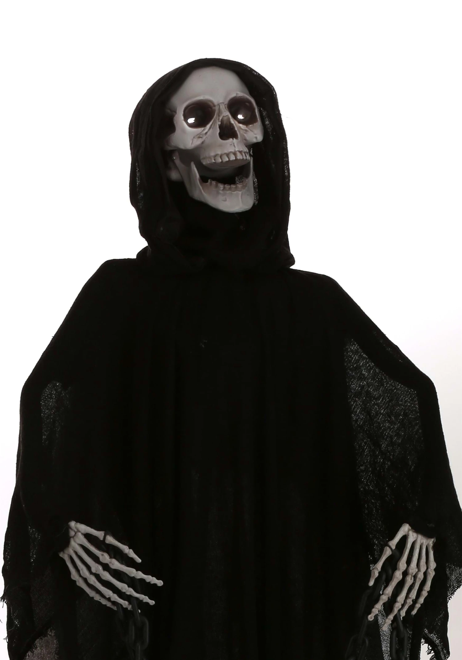 5 Foot Animated Light Up Reaper Halloween Decoration 5 5 Foot Animated Light Up Reaper Halloween Decoration - Image 3
