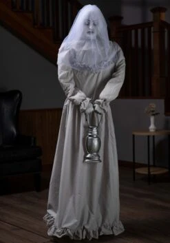 Fun World 5 Foot Floating Ghostly Lady -Holiday Clothing Promotion Store 5 ft floating ghostly lady alt 2