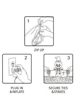 5FT Tall Grim Reaper Inflatable Decoration -Holiday Clothing Promotion Store 5ft tall reaper inflatable decoration alt 3