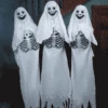 6 Ft. Animatronic Ghostly Trio Decoration