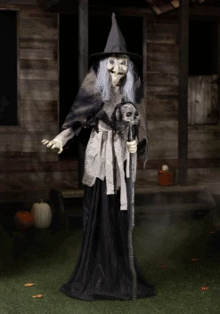 Lunging Witch With DigitEye Animated 6ft Prop