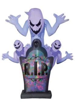 8ft Projection Airblown Floating Ghost Decoration