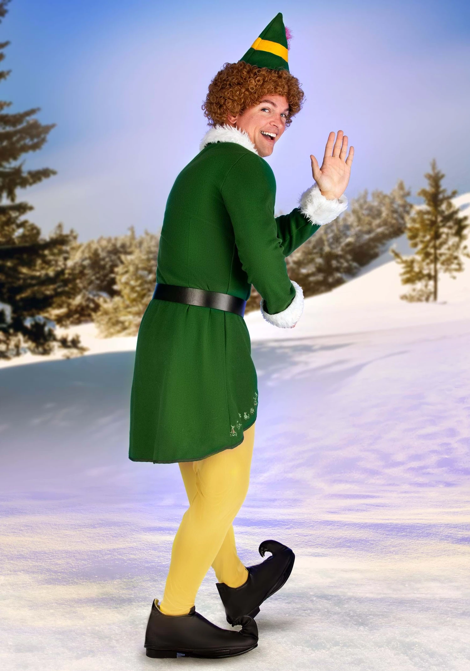 Adult Authentic Buddy The Elf Costume 4 Adult Authentic Buddy The Elf Costume - Image 2