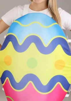 Colorful Easter Egg Adult Costume -Holiday Clothing Promotion Store adult colorful easter egg costume alt 2