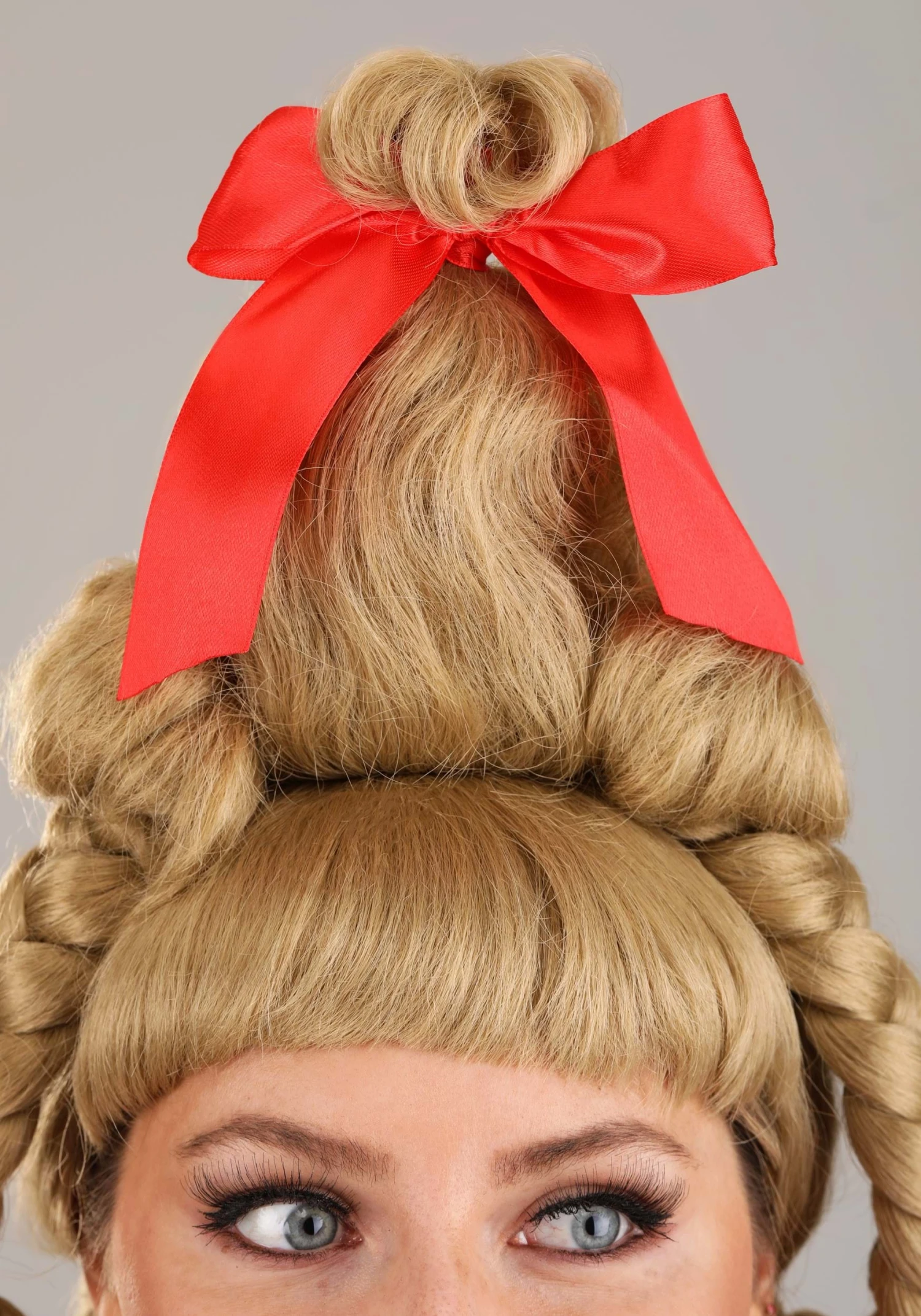 Women's Deluxe Dr. Seuss Cindy Lou Who Wig 4 Women's Deluxe Dr. Seuss Cindy Lou Who Wig - Image 2