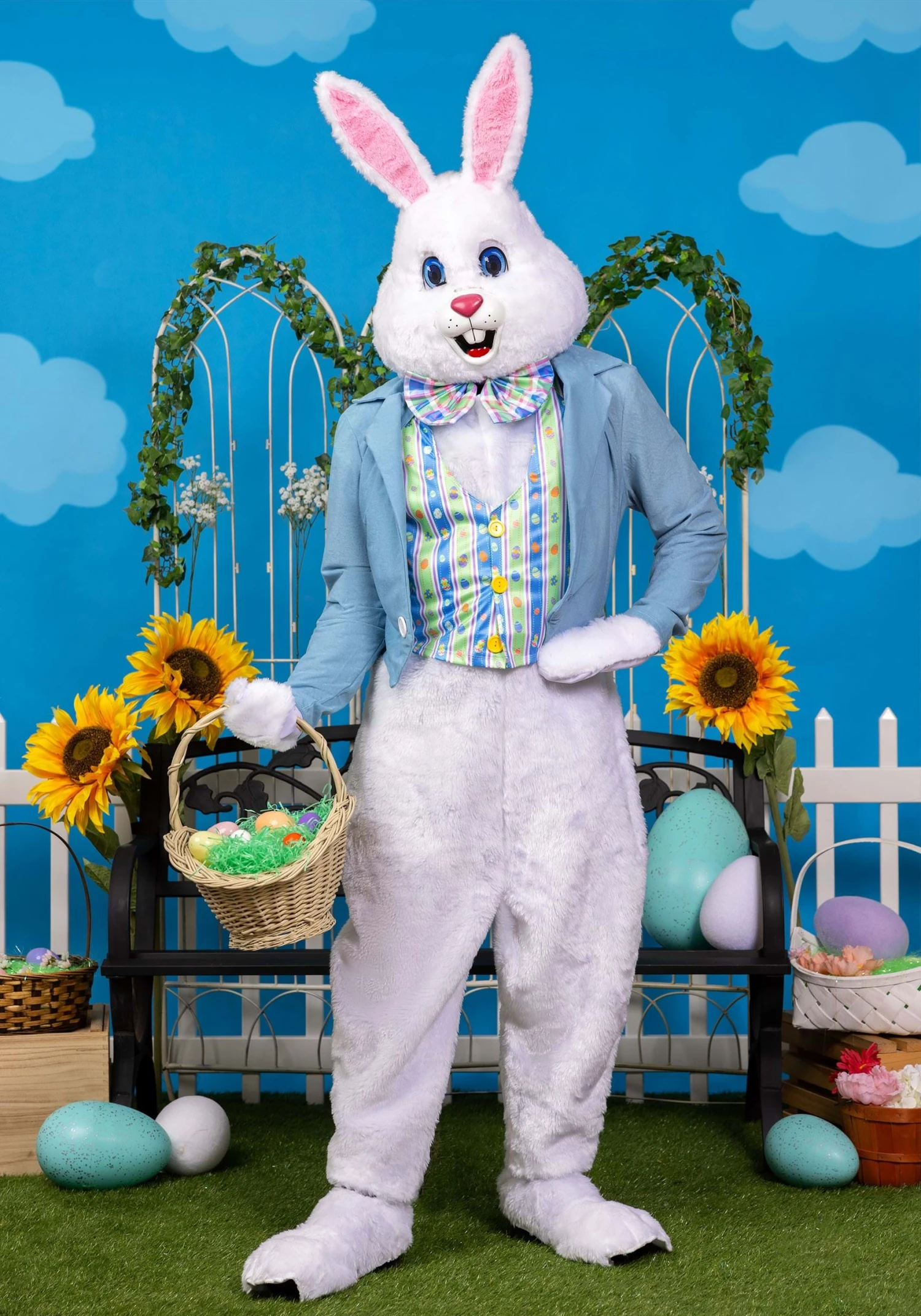 Adult Deluxe Easter Bunny Costume 3 Adult Deluxe Easter Bunny Costume