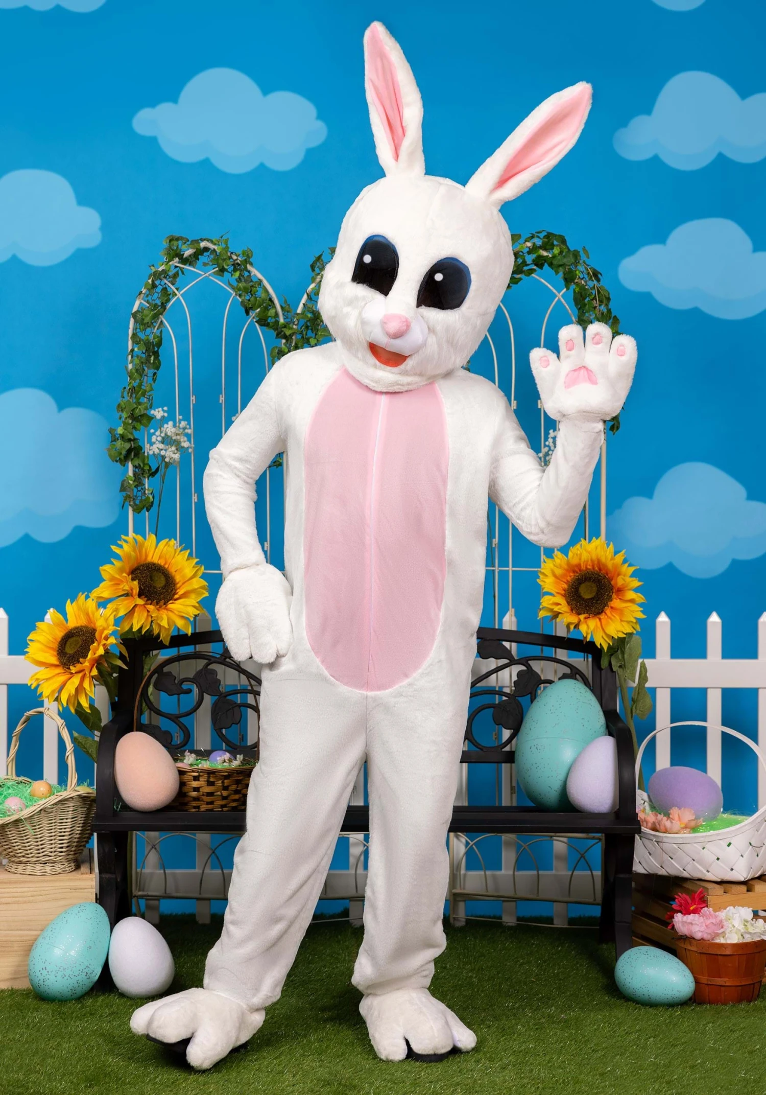 Adult Mascot Easter Bunny Costume 3 Adult Mascot Easter Bunny Costume