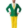 Opposuits Men's Elf Suitmeister Suit -Holiday Clothing Promotion Store adult elf suitmeister suit