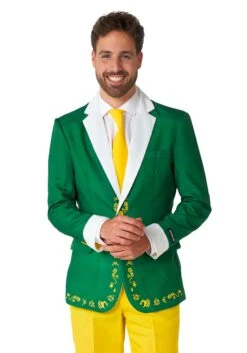 Opposuits Men's Elf Suitmeister Suit -Holiday Clothing Promotion Store adult elf suitmeister suit alt 2
