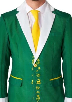Opposuits Men's Elf Suitmeister Suit -Holiday Clothing Promotion Store adult elf suitmeister suit alt 6