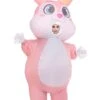 Full Body Pink Bunny Inflatable Costume For Adults -Holiday Clothing Promotion Store adult full body pink bunny inflatable costume