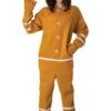Adult Gingerbread Cookie Jumpsuit 2 Adult Gingerbread Cookie Jumpsuit -Holiday Clothing Promotion Store adult gingerbread jumpsuit