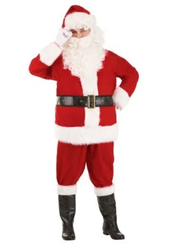 Holiday Santa Claus Costume For Adults