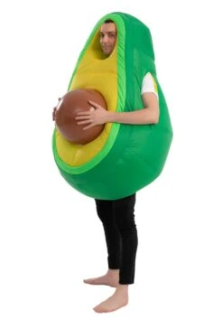 Inflatable Avocado Costume For Adults -Holiday Clothing Promotion Store adult inflatable avocado costume alt 3