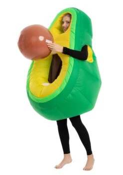 Inflatable Avocado Costume For Adults -Holiday Clothing Promotion Store adult inflatable avocado costume alt 8