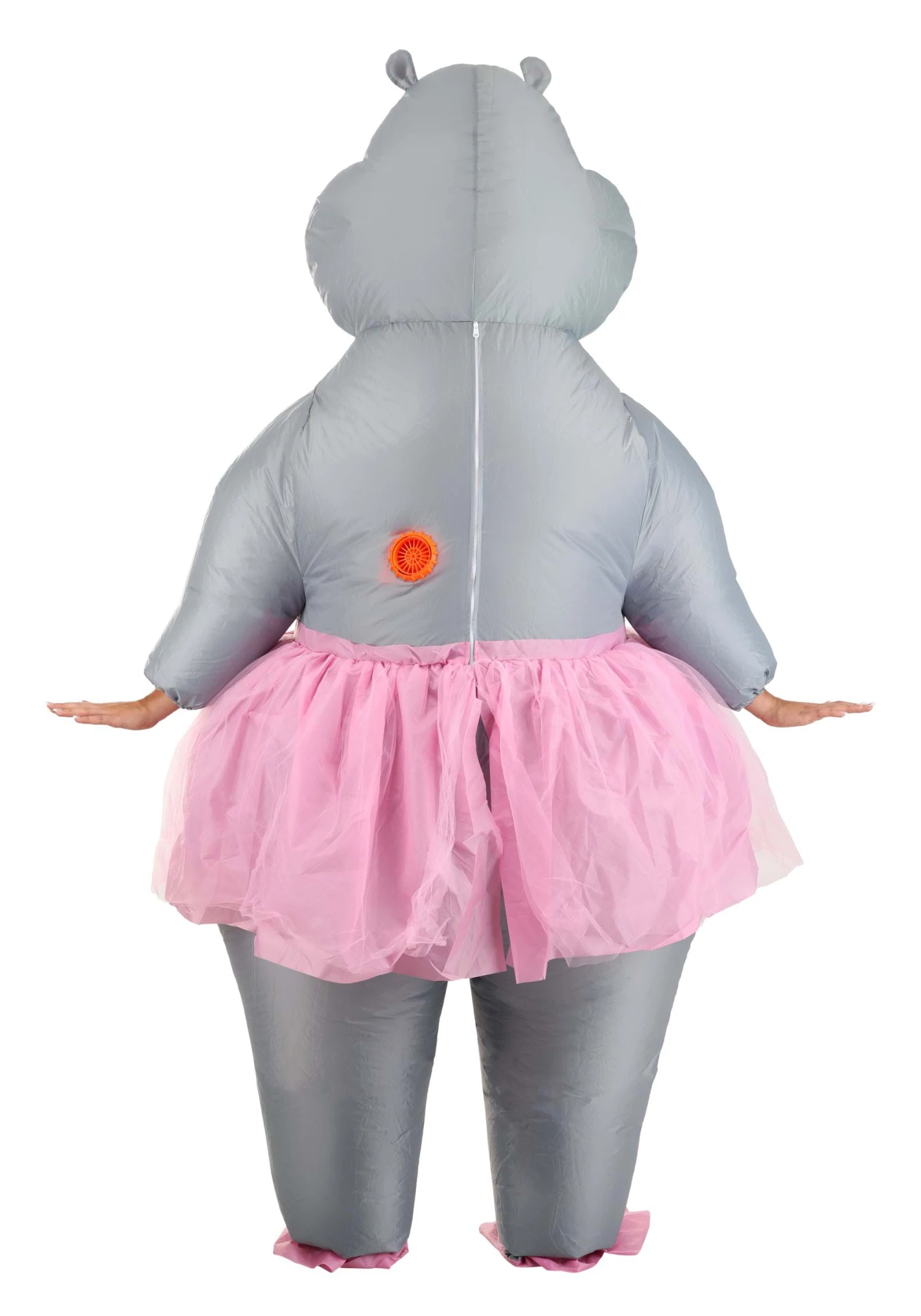 Adult Ballerina Hippo Inflatable Costume 8 Adult Ballerina Hippo Inflatable Costume - Image 6