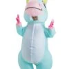 Inflatable Blue Unicorn Costume For Adults -Holiday Clothing Promotion Store adult inflatable blue unicorn costume