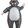 Inflatable Hippo Adult Costume 1 Inflatable Hippo Adult Costume -Holiday Clothing Promotion Store adult inflatable hippo costume