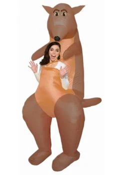 Inflatable Kangaroo Carry Me Costume For Adults