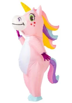 Inflatable Pink Unicorn Costume For Adults -Holiday Clothing Promotion Store adult inflatable pink unicorn costume alt 4