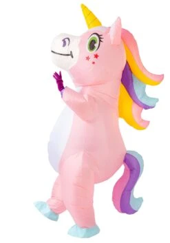 Inflatable Pink Unicorn Costume For Adults -Holiday Clothing Promotion Store adult inflatable pink unicorn costume alt 6