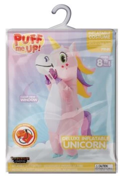 Inflatable Pink Unicorn Costume For Adults -Holiday Clothing Promotion Store adult inflatable pink unicorn costume alt 7