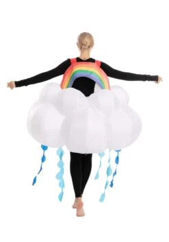 Inflatable Rainbow Raining Cloud Costume For Adults -Holiday Clothing Promotion Store adult inflatable rainbow raining cloud costume alt 2