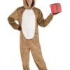 Plush Reindeer Costume For Adults -Holiday Clothing Promotion Store adult plush reindeer costume