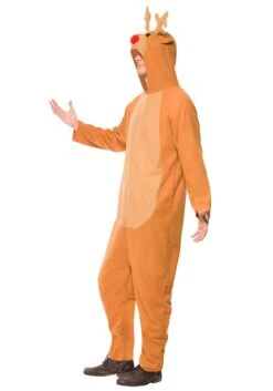 Smiffys Reindeer Costume For Adults -Holiday Clothing Promotion Store adult reindeer costume side