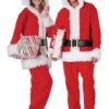 Santa's Red Jumpsuit For Adults