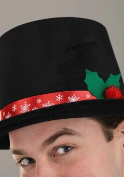Snowman Costume Top Hat For Adults 8 Snowman Costume Top Hat For Adults -Holiday Clothing Promotion Store adult snowman costume top hat alt 2