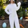 Adult White Bunny Costume 2 Adult White Bunny Costume -Holiday Clothing Promotion Store adult white bunny costume