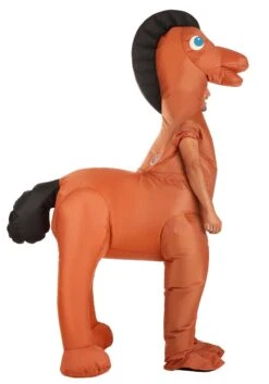 Adult Inflatable Gumby Pokey Costume -Holiday Clothing Promotion Store adults inflatable pokey costume alt 2