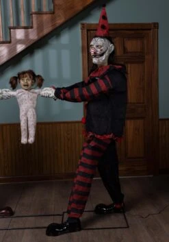 Tug Of War Animated Clown Prop -Holiday Clothing Promotion Store animated clown tug of war prop alt 3