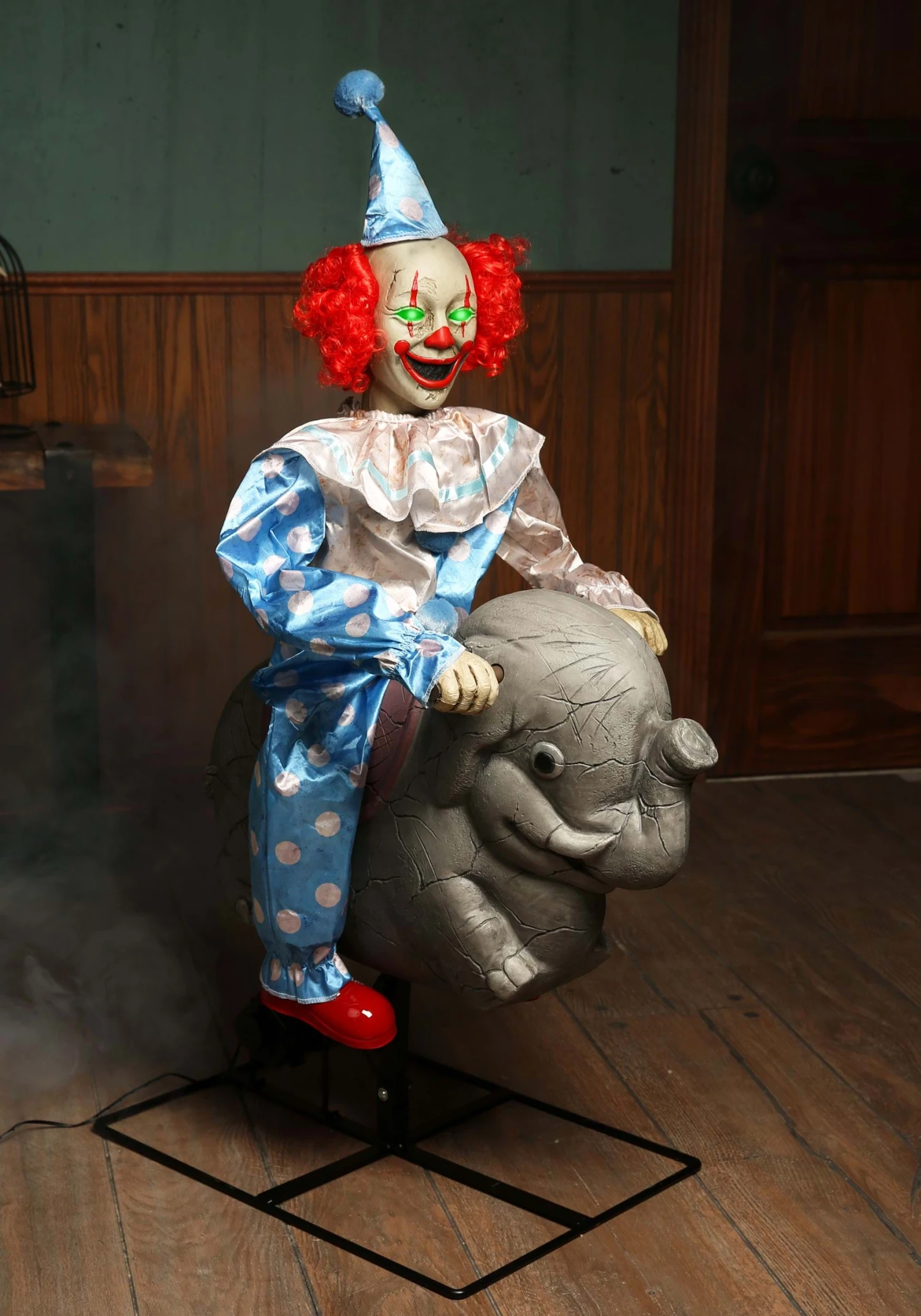 Animated Rocking Clown And Elephant Halloween Decoration 7 Animated Rocking Clown And Elephant Halloween Decoration - Image 5