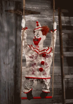 Swinging Animated Happy Clown Doll Decoration