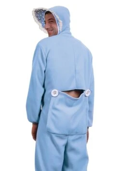 Adult Baby Pajamas Costume In Blue