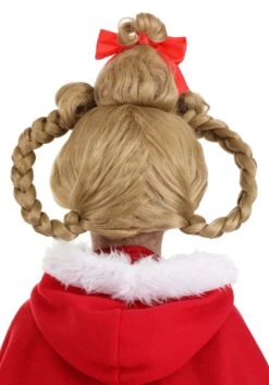 Kid's Deluxe Dr. Seuss Cindy Lou Who Costume Wig 5 Kid's Deluxe Dr. Seuss Cindy Lou Who Costume Wig -Holiday Clothing Promotion Store child deluxe christmas girl wig alt 1
