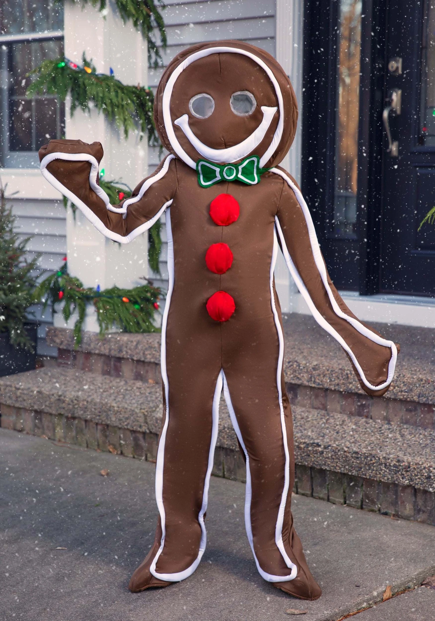 Iced Gingerbread Man Costume For Kids 3 Iced Gingerbread Man Costume For Kids