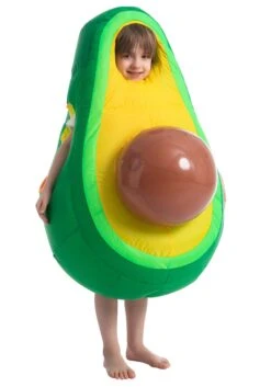 Inflatable Avocado Kid's Costume 9 Inflatable Avocado Kid's Costume -Holiday Clothing Promotion Store child inflatable avocado costume alt 2