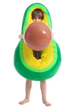 Inflatable Avocado Kid's Costume 10 Inflatable Avocado Kid's Costume -Holiday Clothing Promotion Store child inflatable avocado costume alt 3