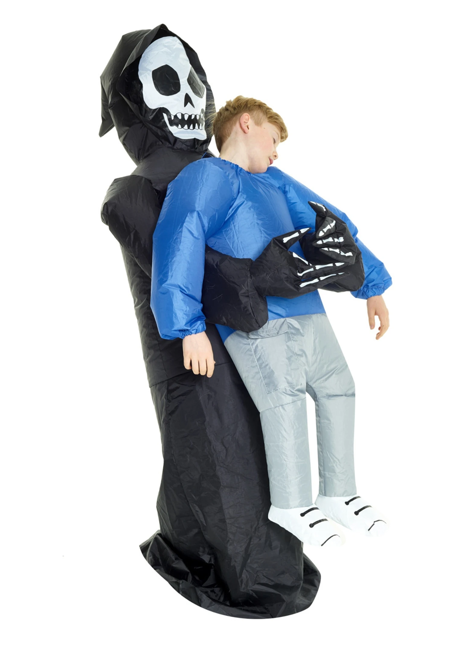 Inflatable Grim Reaper Pick Me Up Kid Costume 3 Inflatable Grim Reaper Pick Me Up Kid Costume