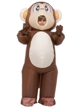 Inflatable Monkey Kid's Costume -Holiday Clothing Promotion Store child inflatable monkey costume alt 5