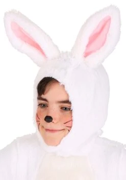 Kids White Bunny Costume -Holiday Clothing Promotion Store child white bunny costume alt 3