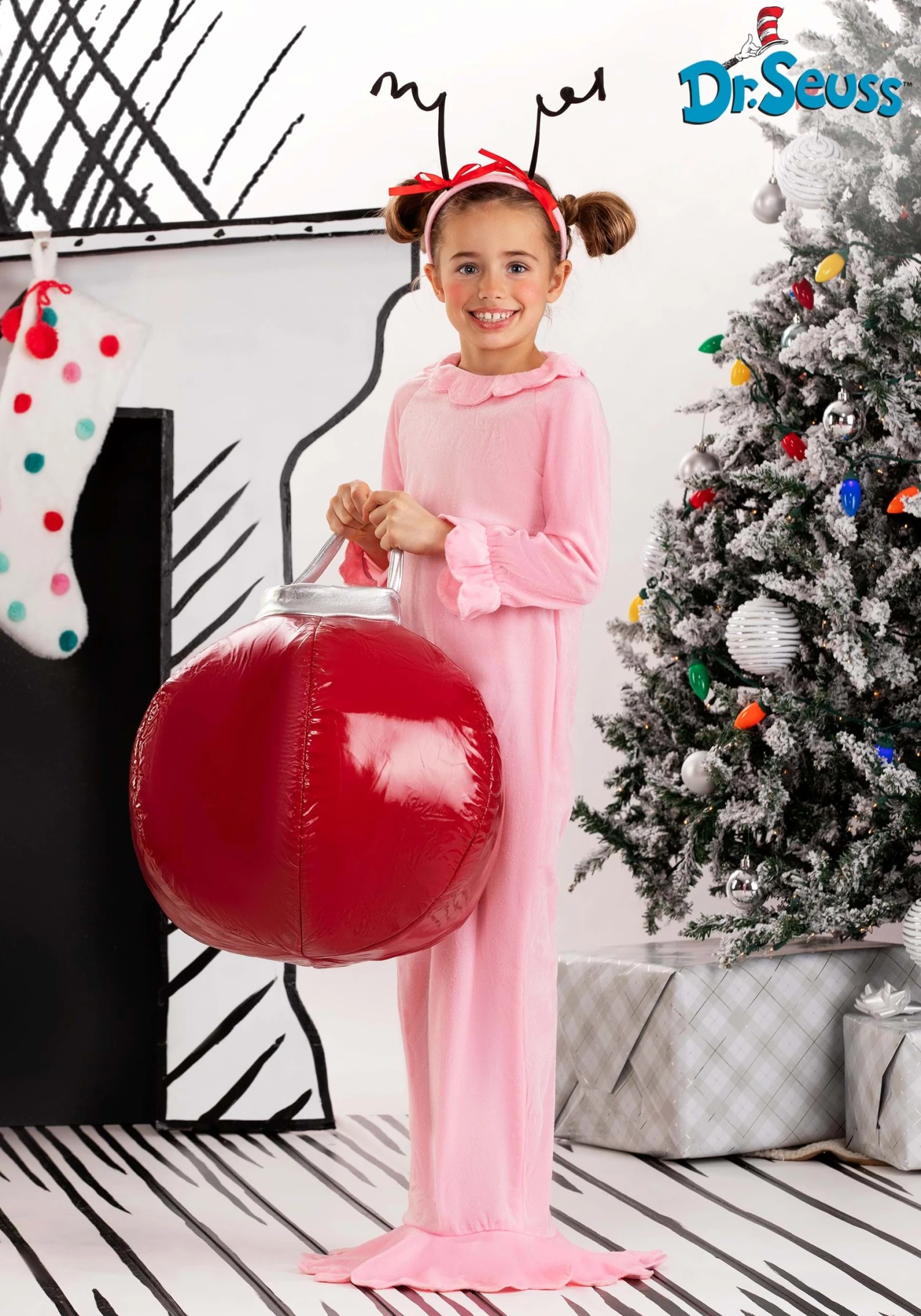 Kid's Dr. Seuss Classic Cindy Lou Who Costume 3 Kid's Dr. Seuss Classic Cindy Lou Who Costume